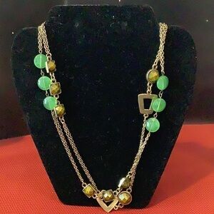 40 inch beaded necklace or double strand necklace